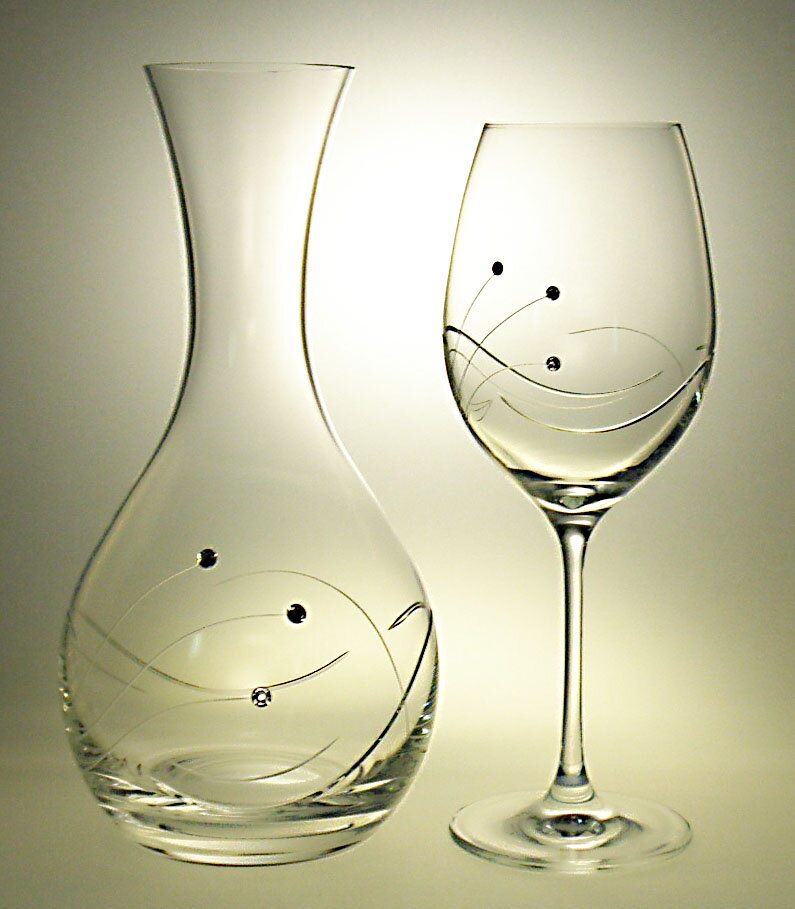 Set Na Vino Kathy 6ks Poharov 1ks Karafa