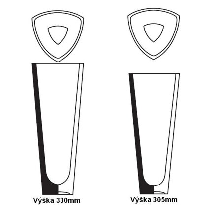 Porovnanie výška váz